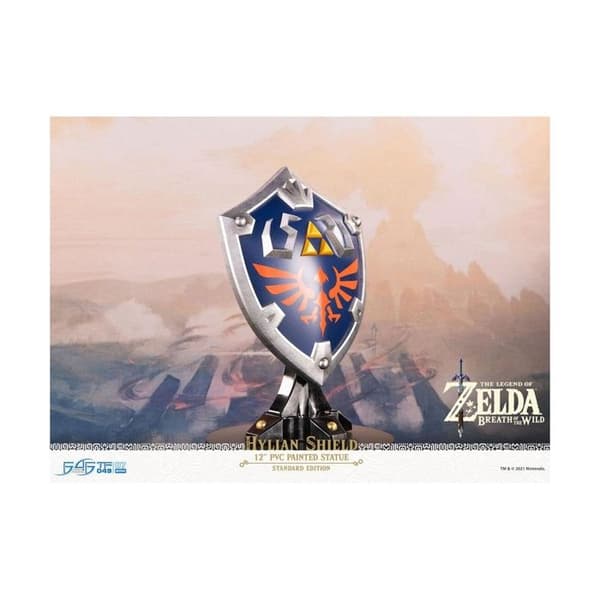 The Legend of Zelda Breath of the Wild - Hylian Shield Standard Edition Statue 29cm
