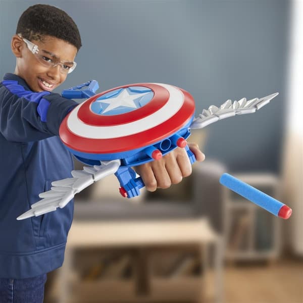 Avengers Nerf Captain America Skyshot Blaster