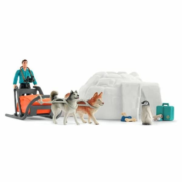 Playset Schleich 42558 Wild Life Antarctica Expedition Set 16 Dele 19 Dele