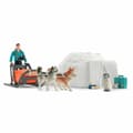 Miniatyrbillede 2 af 6: Playset Schleich 42558 Wild Life Antarctica Expedition Set 16 Dele 19 Dele