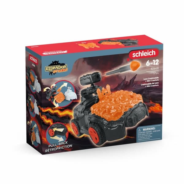 Playset Schleich Lava Crashmobile 17 Delar