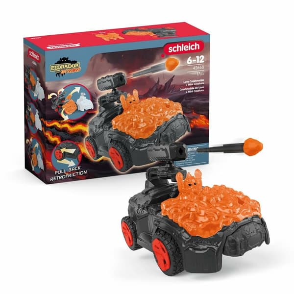 Playset Schleich Lava Crashmobile 17 Delar