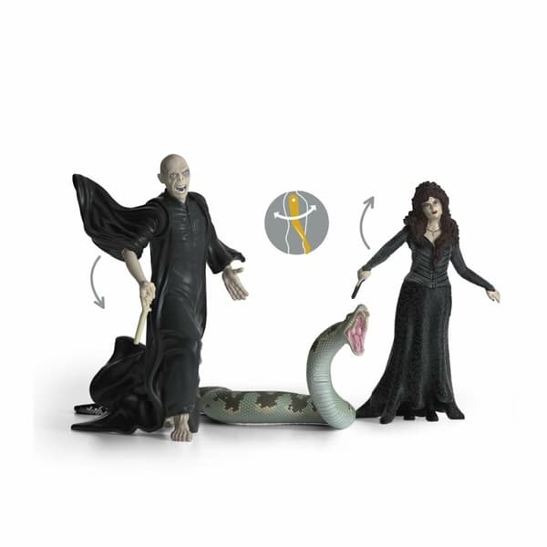 Action Figurer Schleich Voldemort, Nagini and Bellatrix (3 enheder)