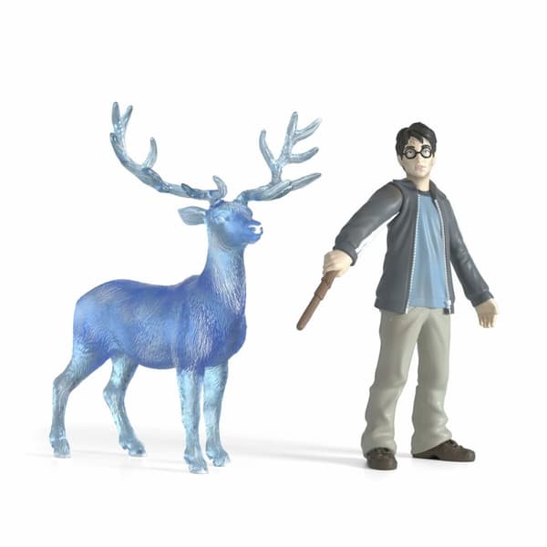 Papp Schleich Harry Potter Figurines and his Patronus