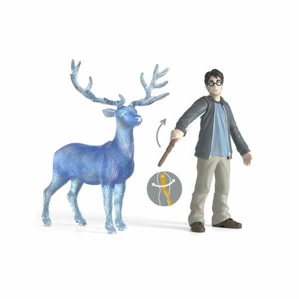 Papp Schleich Harry Potter Figurines and his Patronus
