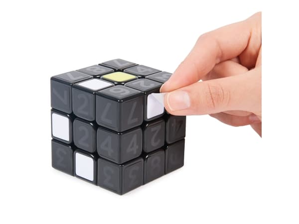 Rubik’s Coach Cube, Learn to Solve 3x3 Cube with Stickers, Guide, & Videos | Stress Relief Fidget Toy | Adult Toy Fidget Cube | for Ages 8 and up, Ru