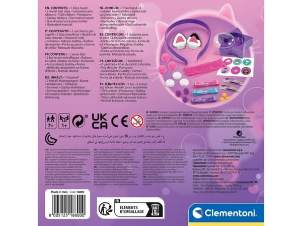 Clementoni 18800, smykkefremstillingssett for barn, 6 år