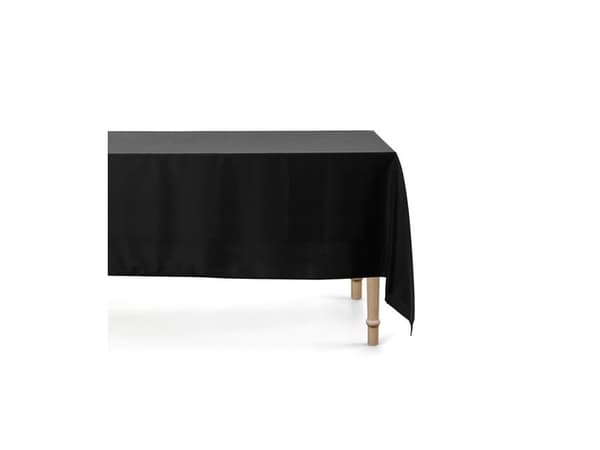 PartyDeco OBRU3-010, Rektangulær, Sort, Bordduk, Innendørs, 180 x 300 cm, 1 stykker