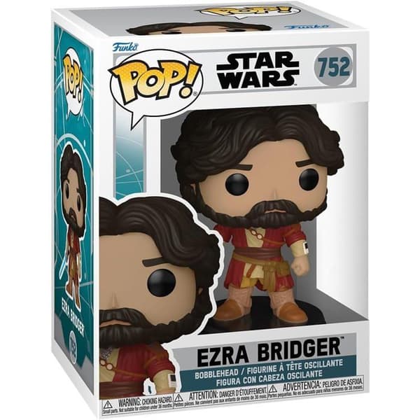 Figur Ahsoka - Ezra Bridger med Ljusfäktare Funko Pop! N°752