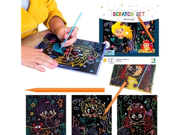 Dodo Scratch Art "Havfruer" Scratch Art For Kids