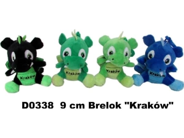 Keyring dragon "Cracow" 9cm MIX