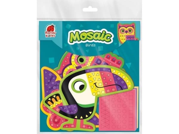 Kreativt mosaikksett fugler