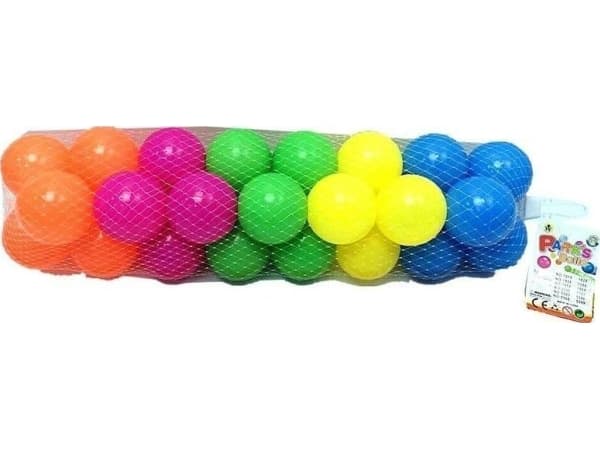 Set med 30 bollar för torra pooler 6,5 cm