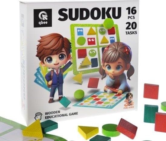 Dra puinen geometrinen Sudoku 16el