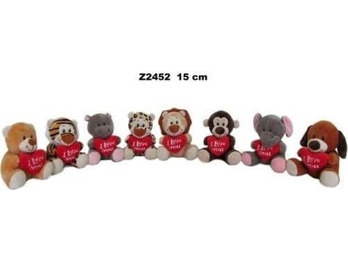 Animals with a heart 15cm MIX