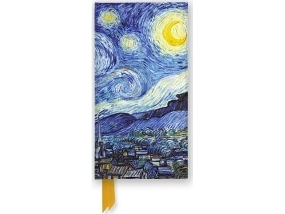 Anteckningsbok linje TW Stjärnklar natt Vincent van Gogh