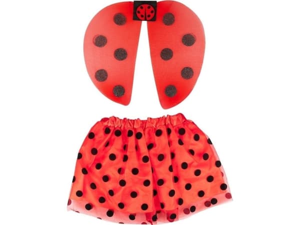 DECORATIVE ORNAMENT WINGS WITH SKIRT LADYBUG PARTY ARPEX SK8459
