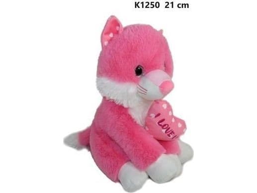 Rosa katt 21cm