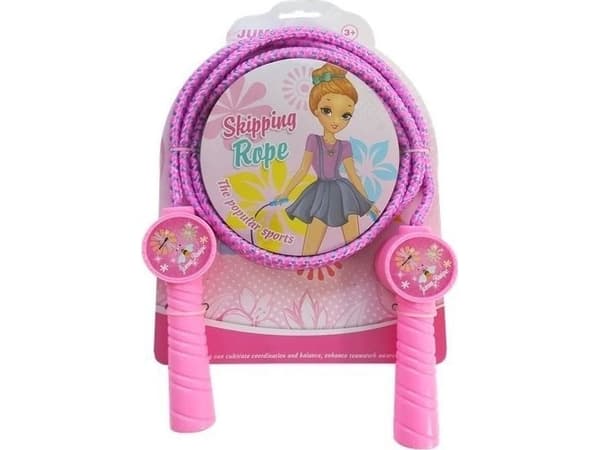 LeanToys Rope Jump Rope for Children Arcade Game Pink