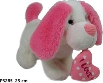 Dog with a heart 23cm