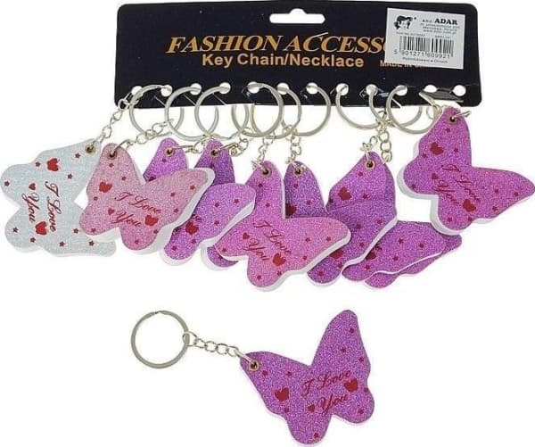 Butterfly mini notebook pendant (12pcs)