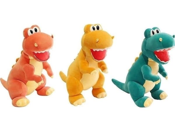 Plysj dinosaur maskot 25cm MIX