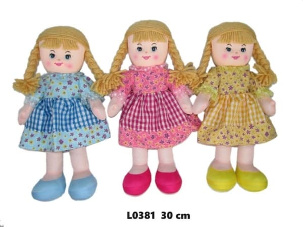 Dukke 30 cm blanding