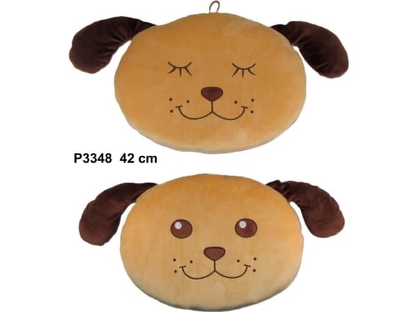 Brun hundkudde 42cm MIX