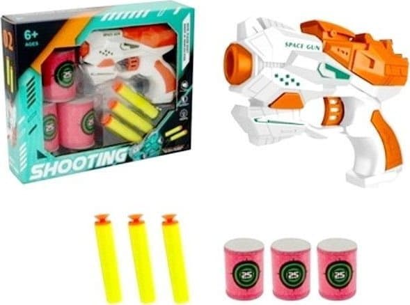 Skumkulepistol med bokser