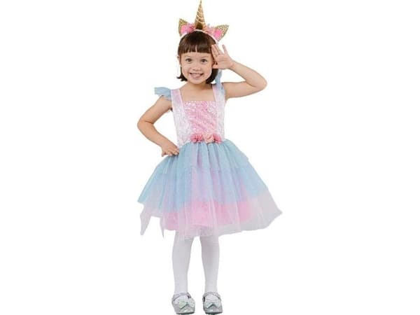Prinsessa yksisarvinen puku XS