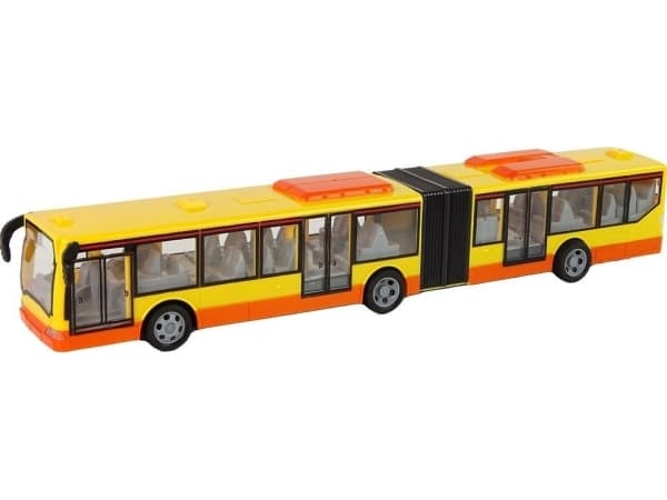 LeanToys RC Fjärrstyrd ledad stadsbuss Orange