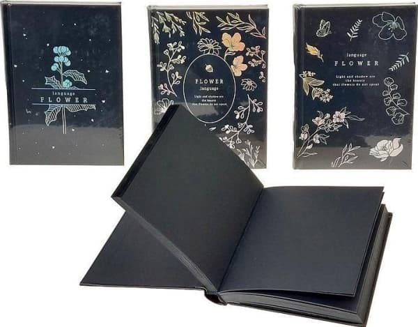 Notes with black pages MIX