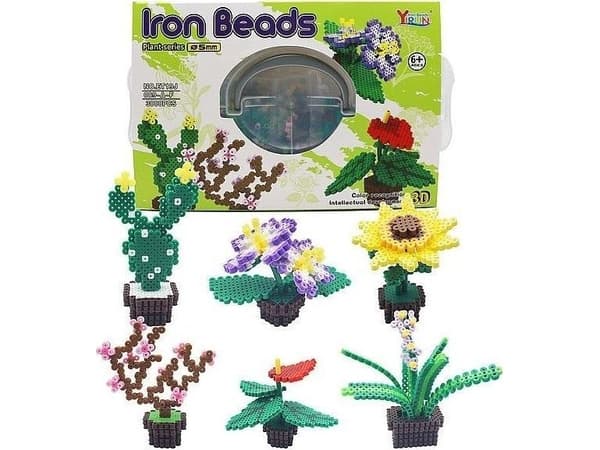 Pressade pärlor - blommor