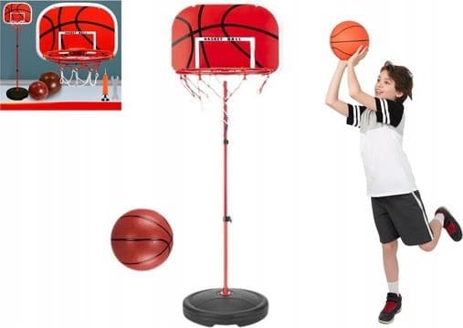 LeanToys Barnebasketball Basketballhage 139 cm