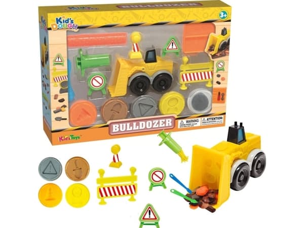 PLAST MASSEDIG BULLDOZER 1 STK