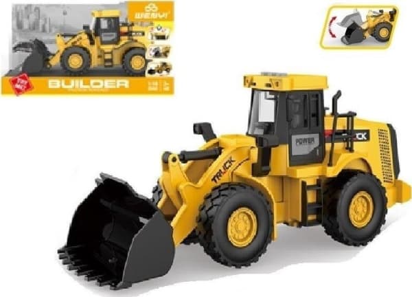 Bygglastbil bulldozer ljus och ljud 30 cm