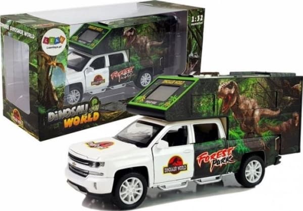 Lean Toys Lean Sport Camper Baltasis dinozauras
