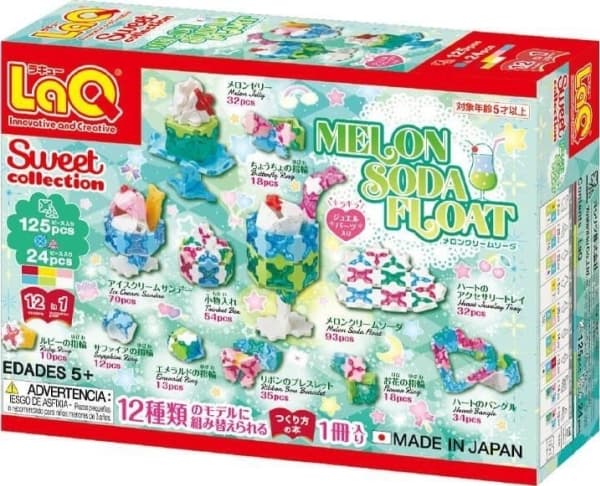 LaQ Sweet Collection Melon Soda Educational Blocks
