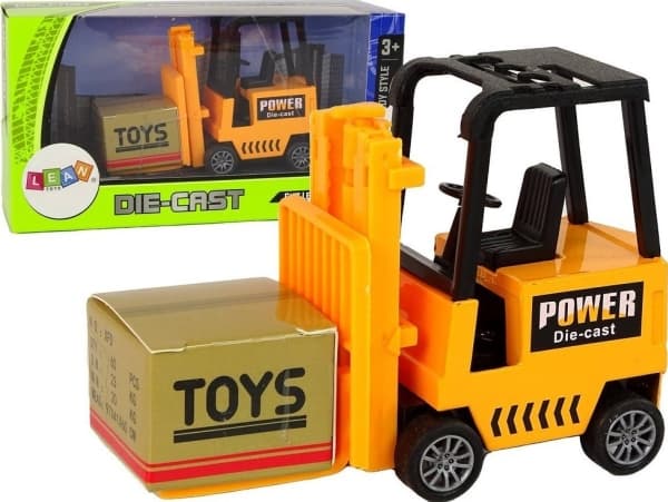 LeanToys Gaffeltruck Friction Drive Orange