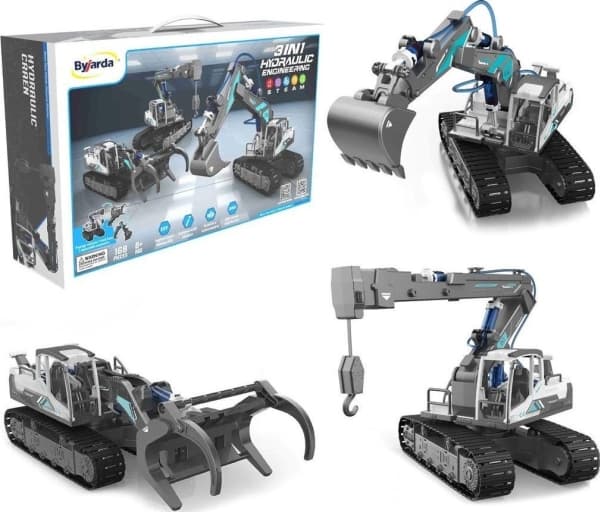 Hydraulisk grävmaskin 3-in-1 från Crane