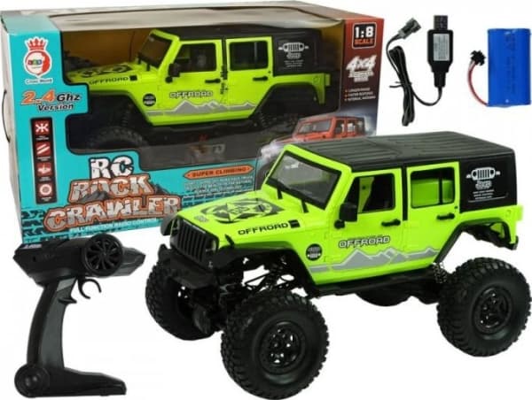 Lean Sport Rock Crawler 2.4 GHz Vihreä 4x4 iskunvaimentimet
