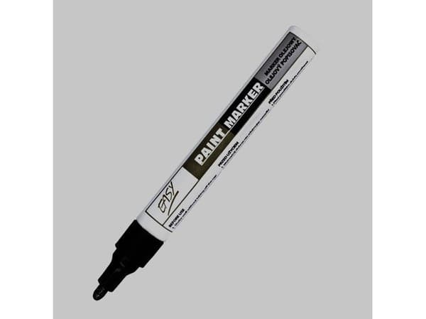 Oil marker waterproof black (10pcs) EASY