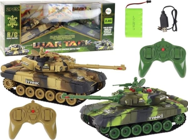 LeanToys taistelevat tankit kauko-ohjattava sota Tank RC taistelu infrapuna