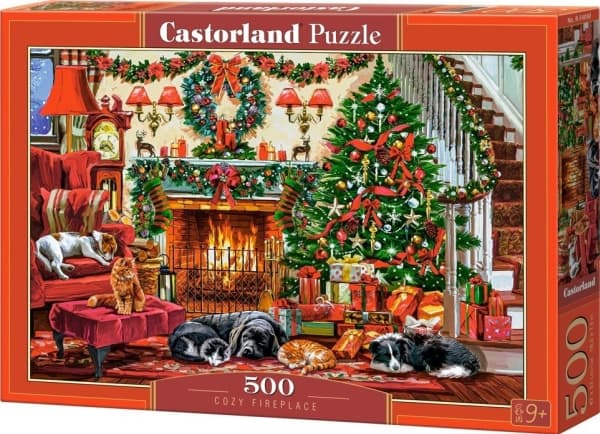 Castorland Puslespill Koselig peis 500 deler