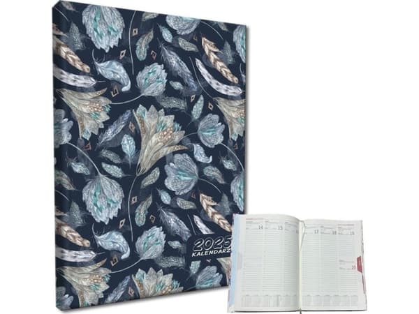 Kalender 2025 A5 ukentlig sprede blomster
