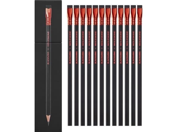 Blackwing x Moleskine set med 12 mjuka blyertspennor