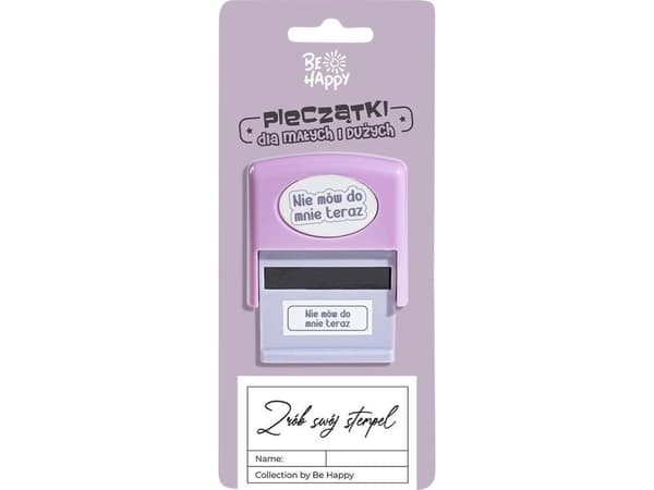 Stamp with the inscription Don't talk to me now