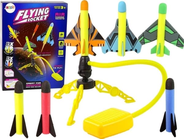 LeanToys Skumraket Katapult Avfyrningsramp Spel Pump LEAN Toys