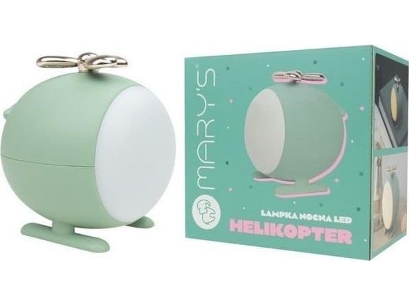 Lampka nocna LED helikopteri zielony