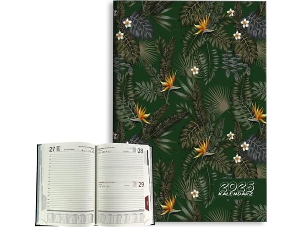 Kalender 2025 A5 daglige Night Tropics